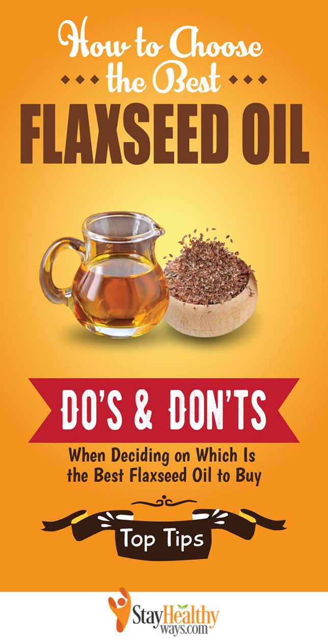 best flaxseed oil infographic