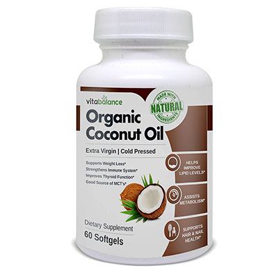 VitaBalance Organic Coconut Oil 1 bottle