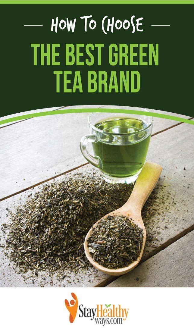 best green tea brand infographic
