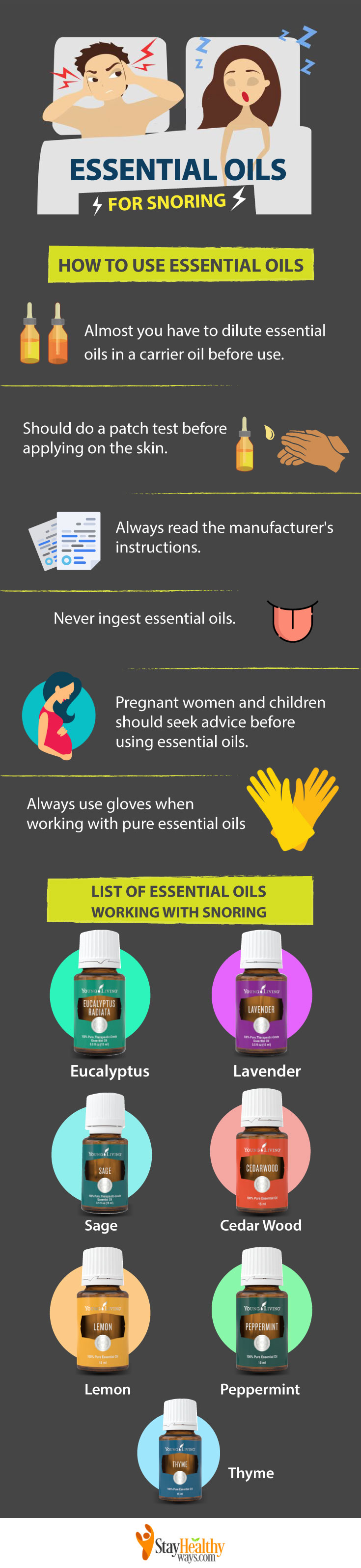 essential oils for snoring