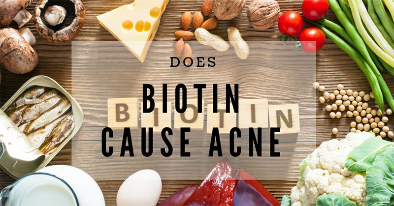 does biotin cause acne